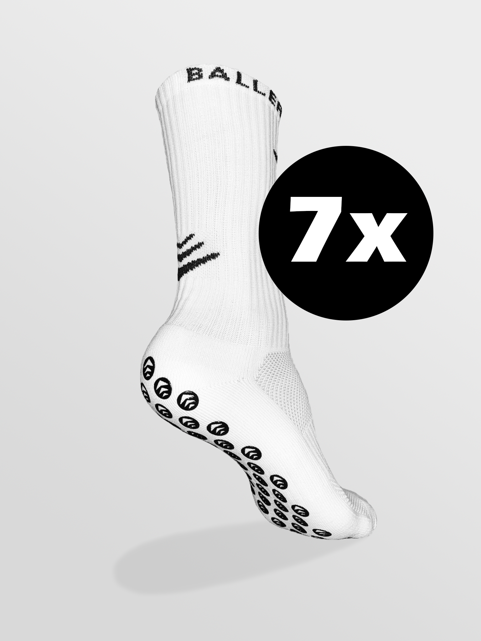 White Performance 7er Pack - Ballersocks