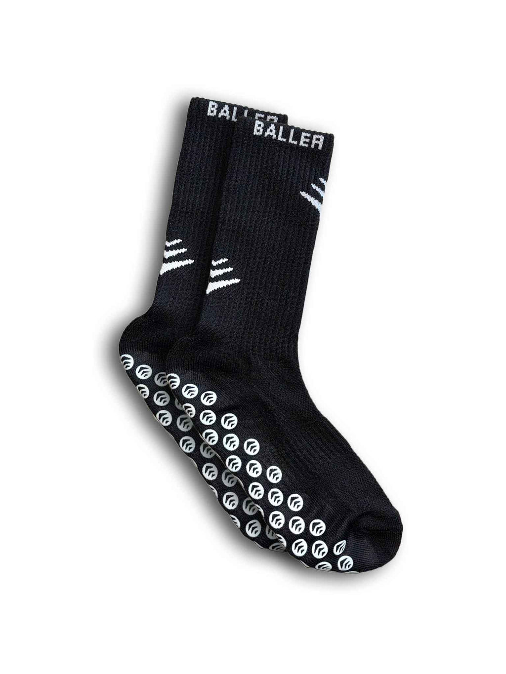 Ballersocks – Black Performance Grip Sock
